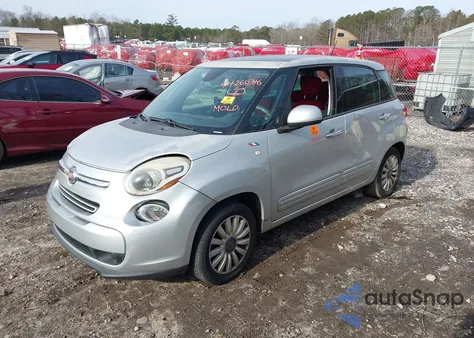 2014 Fiat 500L Easy из США, поврежденный, VIN ZFBCFABH0EZ011820